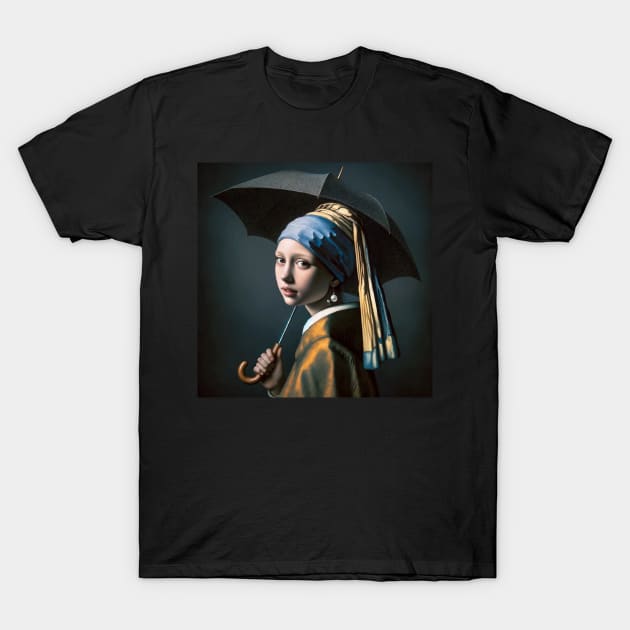 Mona Lisa Mardi Gras Celebration T-Shirt by Edd Paint Something